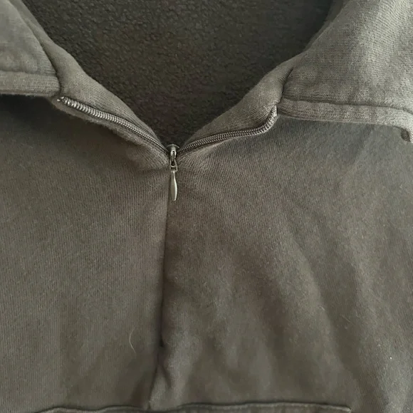 Joah Brown Black Cropped Sweatshirt - Picture 4 of 6